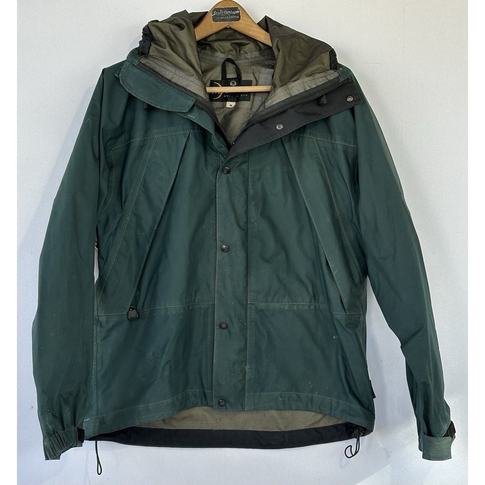 MoonStone Green GORETEX Lightweight Jacket Men's M Hooded Parka